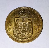 Moneda 5 lei1930 heaton aunc+