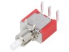 Comutator Apăsare SPDT 1A 250V ON-(ON)