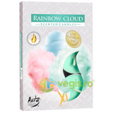 Set Lumanari Tip Pastila Rainbow Cloud 6 buc.