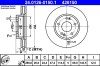 Disc Frana ATE 24.0126-0150.1 Hyundai Kia Cee&#039;d i30 Soul Venga