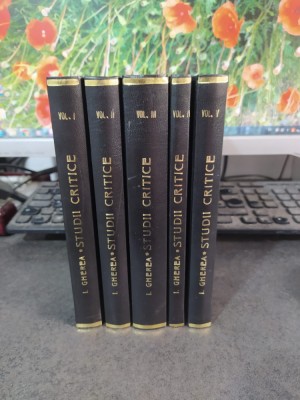 Constantin I. Dobrogeanu Gherea, Studii critice, vol. 1-5, 1925 - 1927, 110 foto