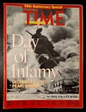 Vintage TIME INTERNATIONAL MAGAZINE, 50th Anniversary Special - December 2, 1991 * Day of Infamy, December 7, 1941, Pearl Harbor