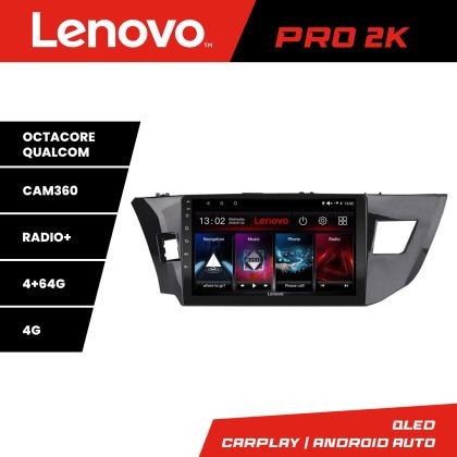 Navigatie Toyota Corolla 2013-2017 Lenovo Kit-470 8 core QLED 2K 4+64 360 Android Waze USB Navigatie Internet Youtube Radio CarStore Technology
