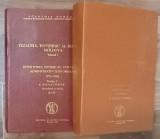 TEZAURUL TOPONIMIC AL ROMANIEI , MOLDOVA , REPERTORIUL ISTORIC AL UNITATILOR ADMINISTRATIV - TERITORIALE , 1722 - 1988 , VOLUMELE I - II , 1991 - 1992