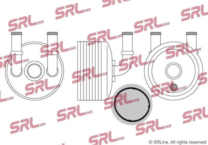 Radiator racire ulei motor, termoflot Citroen C4, C5, Ds4, Ds5; Ds 4, 5; Peugeot 3008 16, 308, 5008 16, 508, Rcz, motor: 1.2 THP, 1.4, 1.6, 1.6 HDI,