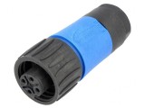 Conector Circular 4-PIN Mamă Terminal cu Şurub
