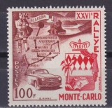 Monaco, masini, automobilism, raliul de la Monte Carlo, 1956, MNH