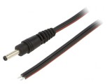 Cablu Alimentare DC 3,5/1,3 Negru 0,5m