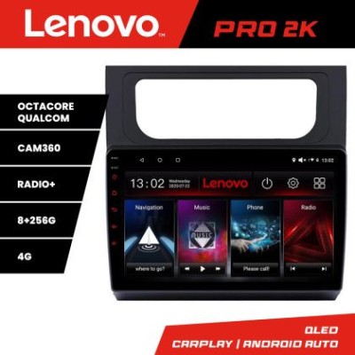 Navigatie VW Touran 2010-2016 Lenovo Kit-touran3 8 core QLED 2K 8+256 360 Android Waze USB Navigatie Internet Youtube Radio CarStore Technology foto