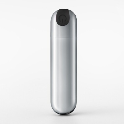 Vibratoare glont - Crushious iMoan Glont Vibrator Reincarcabil Argintiu Prieten de Calatorie Puternic si Discret foto