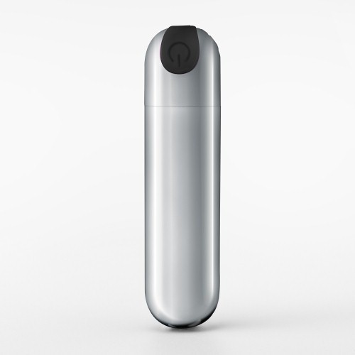 Vibratoare glont - Crushious iMoan Glont Vibrator Reincarcabil Argintiu Prieten de Calatorie Puternic si Discret