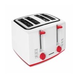 Prajitor de paine Heinner HTP-1300WHR, 1300 W, 7 niveluri rumenire, Functie decongelare, Alb