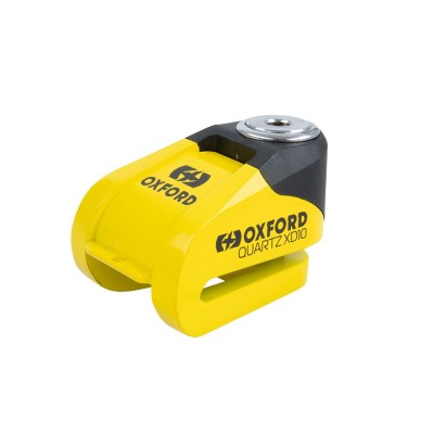 Antifurt moto/blocator disc Oxford Quartz XD10, galben/negru foto