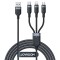 Cablu Incarcare USB-A - Lightning / microUSB / USB-C Joyroom S-A18 3in1, 18W, 1.2m, Negru