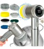 Perie electrica de curatare cu led 5 in 1, pentru podeaua baii, rosturile piscinei