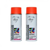 Cumpara ieftin Pachet 2 x Vopsea Spray Brilliante Fluorescenta Rosu 400 ml