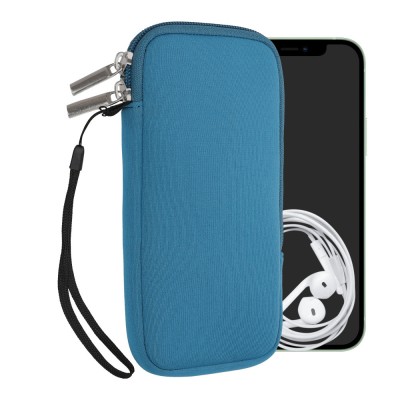 Husa Universala Kwmobile marime XXL - 7 inch, Neopren, Albastru, 46188.5.145 foto
