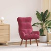 Scaun Relaxant Catifea Bordo