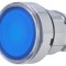 Comutator apăsare 22mm albastru