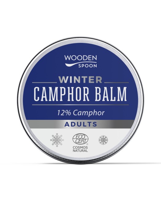 Balsam de iarna cu camfor 12% pentru adulti, bio, 60ml, Wooden Spoon