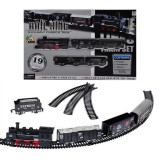 Set trenulet electric Rail King TL06, 19 piese, cu sine si baterii, Seturi complete