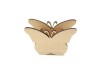 Cutie Flori Fluture Lemn Decupat Laser, Suport Aranjamente Florale, Decor Nunta, Cadou Personalizat, 5.5x4x4cm