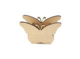Cutie Flori Fluture Lemn Decupat Laser, Suport Aranjamente Florale, Decor Nunta, Cadou Personalizat, 5.5x4x4cm
