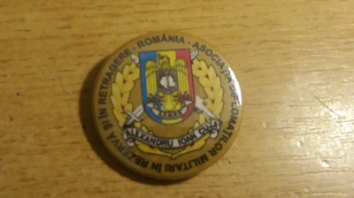 QW9 N2 16 - insigna - militar - asociatia diplomatilor militari Al I Cuza foto