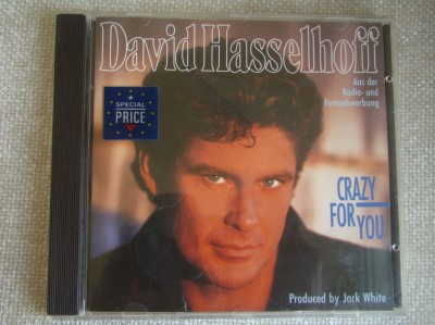 DAVID HASSELHOFF - Crazy For You - C D Original ca NOU foto
