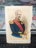 Marschall D'Hilliers, Louis-Achille Baraguey d'Hilliers, 1854, mareșal al Franței, comandant al Flotei franceze din Marea Baltică, cromolitografie 181