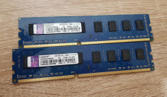 Kit 8GB DDR3 Desktop,2x4GB,Kingston PC3L-12800,1600Mhz,CL11,Doble Sided foto