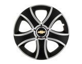 Cumpara ieftin Set 4 capace roti Bis Gri-Negru R15 pentru gama auto Chevrolet, Autohelix MSA