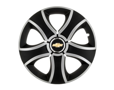 Set 4 capace roti Bis Gri-Negru R16 pentru gama auto Chevrolet foto