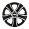Set 4 capace roti Bis Gri-Negru R15 pentru gama auto Chevrolet
