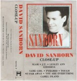 Casetă audio David Sanborn &lrm;&ndash; Close-up, originală