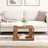 VidaXL Masă de cafea Lemn vechi 51.5 x 51.5 x 30 cm Lemn compozit 869215