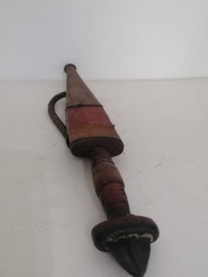 Cutit african vintage, tribul Tubu-Daza secolul XIX foto
