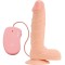 Vibrator Realistic Nature Flesh, 20 cm#