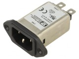Conector Alimentare AC 6A 250VAC IEC 60320