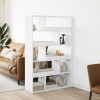 VidaXL Bibliotecă, alb, 100x33x156,5 cm, lemn prelucrat 3309339