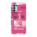 Husa compatibila cu Oppo A73, Viceversa, model On the way Pink Panther, Silicon, TPU, Transparent, Carcasa