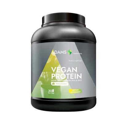 Vegan Protein Vanilie 908 grame Adams Vision foto