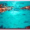 Tablou abstract turcoaz cupru Picturi de vanzare Tablouri de vanzare 120x80cm