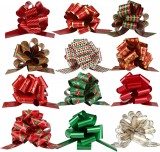 Set de 12 fundite pentru Craciun Naler, folie, multicolor, 18 x 10 cm