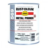 Grund Metal Rapid Rust-Oleum 569, 1L, Antirugina, Anticoroziv, Rosu, Alchidic, Exterior, Aplicare Universală