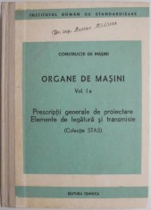 Constructii de masini. Organe de masini vol. I a. Prescriptii proiectare STAS