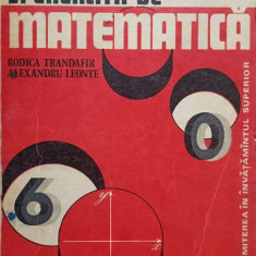 CULEGERE DE PROBLEME SI EXERCITII DE MATEMATICA-RODICA TRANDAFIR, ALEXANDRU LEONTE