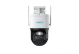 Cumpara ieftin Camera de supraveghere Reolink TrackMix cu baterie reincarcabila, WIFI, , 4MP, auto zoom tracking, detectare persoana/vehicul, doua obiective