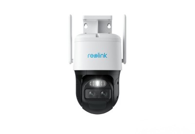 Camera de supraveghere Reolink TrackMix cu baterie reincarcabila, WIFI, , 4MP, auto zoom tracking, detectare persoana/vehicul, doua obiective foto