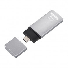 Stick memorie USB C-Bolt Hama, 64 GB, USB 3.1 type C, Argintiu foto